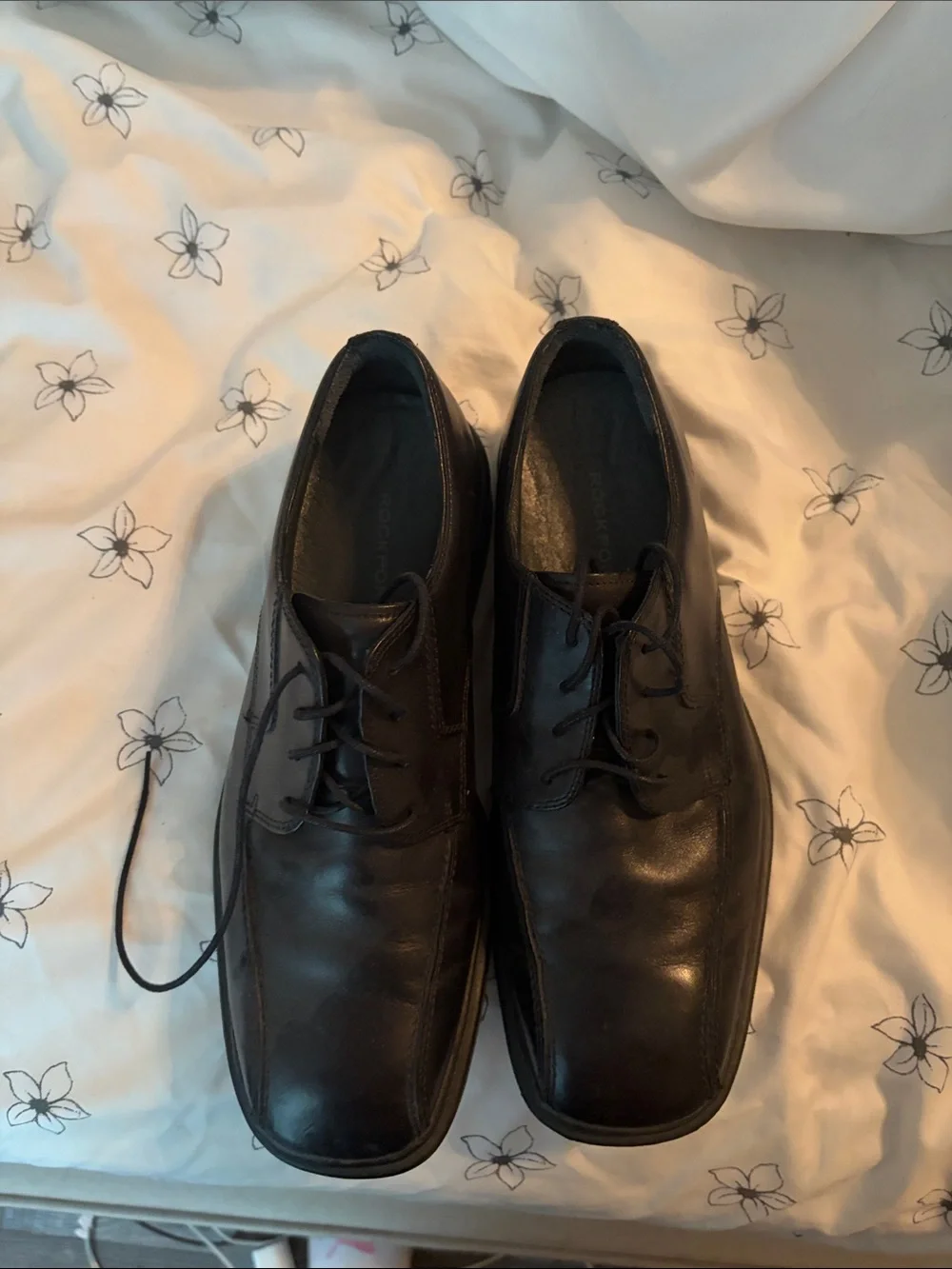 Men's Black dockers Lace-Up Dress Shoes